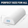 Everlasting Comfort Memory Foam Under Knee Pillow Half Moon Leg Bolster