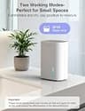 CLEVAST 30oz Small Ultra-Quiet Semiconductor Dehumidifier for Enclosed Spaces