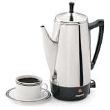 Presto 02811 12-Cup Stainless Steel Electric Coffee Percolator with Stay-Cool Handle