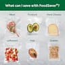 FoodSaver Compact Countertop Vacuum Sealer Machine with Vertical Storage