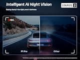 Pelsee P1 Pro 4K Dual Dash Cam with STARVIS 2, HDR Night Vision, and 64GB Card