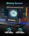 Acer Predator GM7000 2TB PCIe Gen4 NVMe M.2 Gaming SSD with DRAM Cache