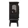 Duraflame 3D Infrared Quartz Electric Fireplace Stove Heater in Matte Black