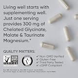 Sports Research Chelated Triple Magnesium Complex, 300mg Elemental Dose