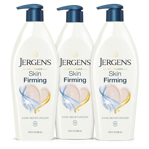 Jergens Skin Firming Body Lotion with Collagen & Elastin, 16.8 oz, 3-Pack