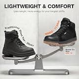 NINGO Skate-Style Retro Composite Toe Safety Shoe With Slip-Resistant Sole