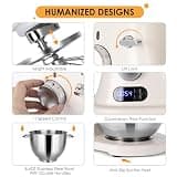 ZACME 8.4-Quart Commercial DC Motor Stand Mixer with NSF Certification