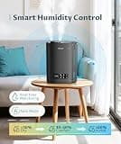 BREEZOME 6L Top Fill Cool Mist Humidifier with Built-In Essential Oil Diffuser