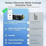 Frizzlife LP365 Ultrasonic Whole-Home Smart Water Monitor with Automatic Shutoff