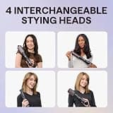 Wavytalk Air Sculpt 4-in-1 Interchangeable Hot Air Brush Set for Styling Variety