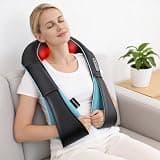 Mo Cuishle Shiatsu Back Shoulder and Neck Massager with Heat, 4D Nodes
