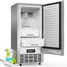 Electactic 15-Inch Undercounter Nugget Ice Machine, 66 lbs Daily Capacity