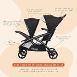 Baby Trend Sit N' Stand 2.0 DLX Tandem Double Stroller with Multiple Modes