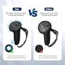 AMVR Upgraded Anti-Slip Silicone Controller Grips Cover with Knuckle Straps for Quest 3