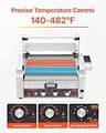 VEVOR 7-Roller Hot Dog Grill with Triple Temp Control & Bun Drawer, 1200W