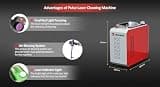 Triumph 300W Pulsed Fiber Laser Rust Remover with Anti-Reflection Technology