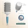 Osensia Professional Ceramic Ion Thermal Barrel Round Hair Brush, 2-Inch