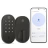 Yale Matte Black Keyed Deadbolt Smart Lock with Google Matter Hub Compatibility