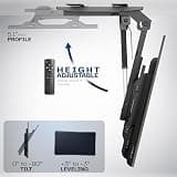 VIVO Smart Electric Flip-Down Ceiling TV Mount with Voice and App Control