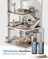 High Power 600W 50KPa Cordless Stick Vacuum Cleaner with Dual Removable Batteries