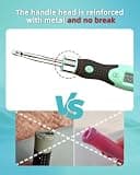 Upgraded Light-Up Crochet Hook Set with 24 Interchangeable Heads & Digital Counter