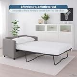 Rajlinen Full Sleeper Sofa Bed Sheets, 100% Egyptian Cotton 4-Piece Set