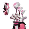 Precise M5 Women's Complete Titanium Golf Club Set with Dual-Strap Bag