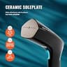 PurSteam 1650W High-Powered Handheld Garment Steamer with Ceramic Soleplate