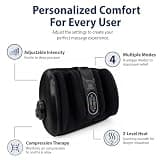 Cloud Massage Adjustable Heated Shiatsu Foot and Leg Massager with Remote