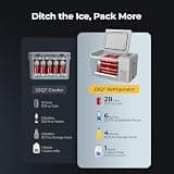 BougeRV 12 Volt Refrigerator 12V Car Fridge 23 Quart Portable Freezer Unit