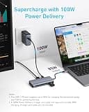 Anker 7-in-1 Dual Monitor USB-C Hub with 10Gbps Data and 85W Power Delivery