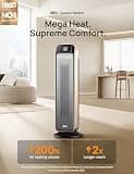 DREO 25-Inch Fast Room Tower Space Heater with Thermostat, Model DR-HSH013