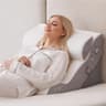 Ruqmuis Adjustable 3-Piece Orthopedic Memory Foam Wedge Pillow Set for Recovery