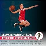 Jadee Height Growth Gummies with 325mg Calcium, Vitamins D3 & K2 Blend