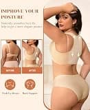 DERCA Breathable Posture Corrector and Chest Support U-Shaped Bra Vest
