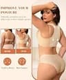 DERCA Breathable Posture Corrector and Chest Support U-Shaped Bra Vest