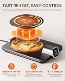 iKago Coffee Mug Warmer Set with 15oz Ceramic Mug & Precise Heat Control