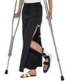 Recorah Women's Magnetic Tear Away Post Surgery Pants with Safety Snaps