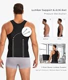TAILONG Men's Double Layer Slimming Body Shaper Chest Compression Tank Top