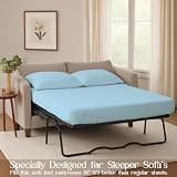Sleeper Sofa Bed Sheet 4-Piece Set, 100% Cotton, 400 Thread Count, Queen