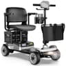 Rylox 4-Wheel Dual Battery Folding Mobility Scooter Bundle