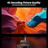 HAPPRUN 2000 ANSI Official Licensed Google TV Outdoor Movie Projector