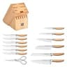 Henckels Pakka 14-Piece Fully Forged German Stainless Steel Knife Block Set
