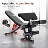 Eryntix M1 Pro Adjustable Leg Extension and Curl Machine, 1600LBS Limit