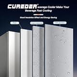 Cureder 21-Inch Outdoor Refrigerator with Embraco Compressor (5.47 Cu. Ft.)