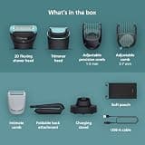 Philips Norelco Body Groomer 7000 Series BG7480/50 Wet & Dry Shaver Kit