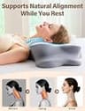 Ergonomic Orthopedic Contour Memory Foam Pillow for Side Sleepers and Neck Support