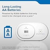 Kidde COB Tabletop Travel-Ready Carbon Monoxide Alarm with AA Batteries