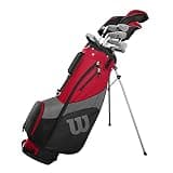 Wilson Profile SGI Men's Complete Golf Set with Air Flow Carry Bag