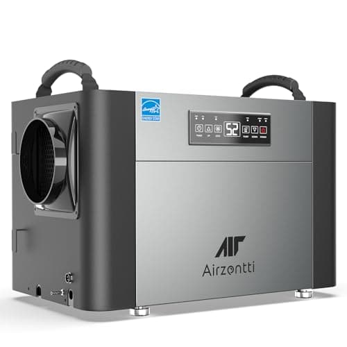 Airzentti 155-Pint Energy Star Commercial Dehumidifier with 16.4ft Lift Pump
